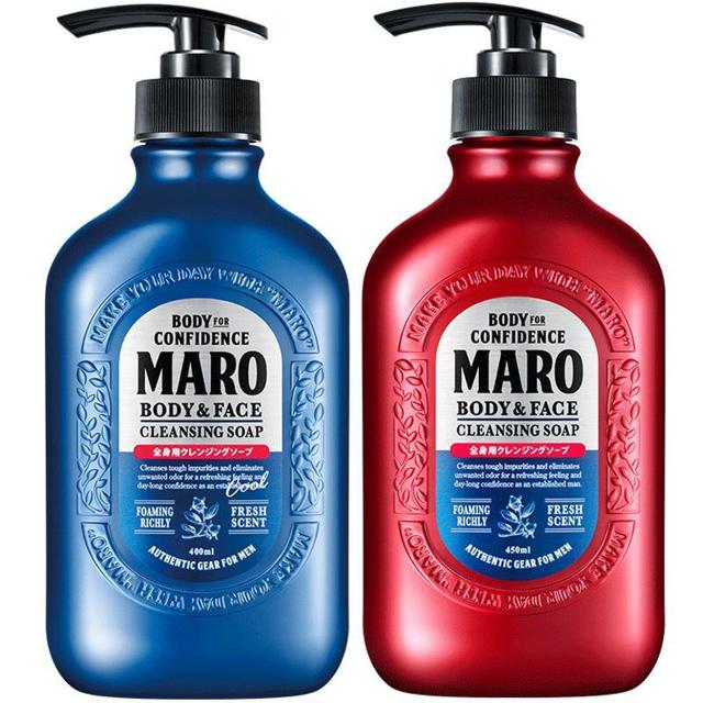 MARO 摩隆 日本进口MARO摩隆男士洗颜沐浴二合一 清爽沐浴露沐浴乳持久留香 