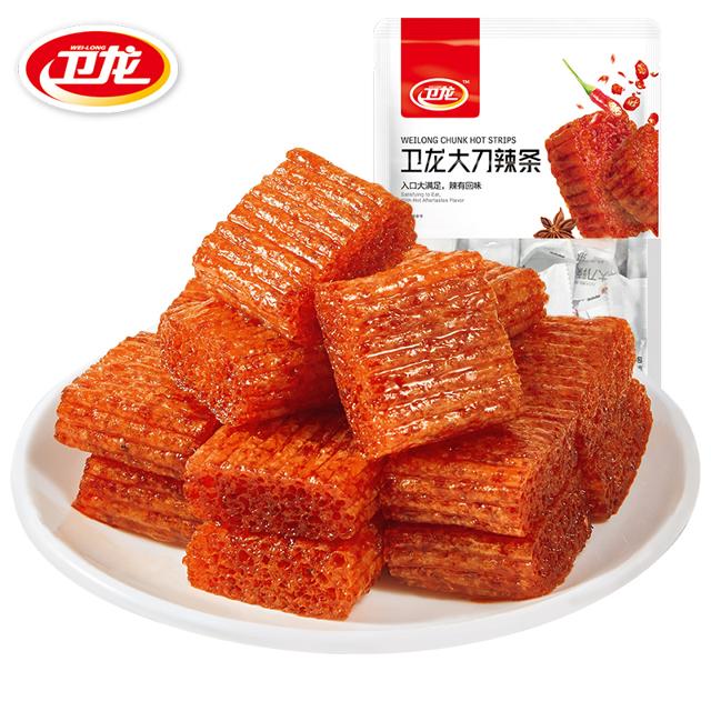 卫龙 大刀辣条大刀肉香辣味30小包