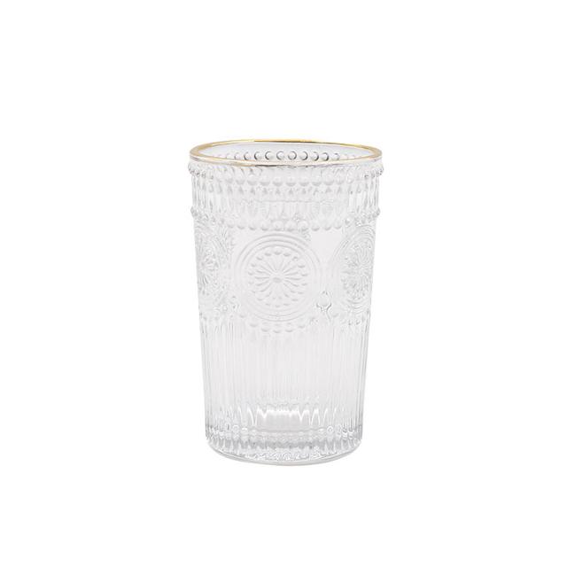 TANGZUN 唐尊 复古浮雕玻璃杯 260ml