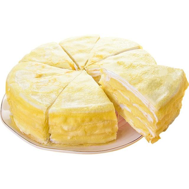 榴芒一刻 网红榴莲千层蛋糕冰皮爆浆圣诞小蛋糕盒子生日甜品零食