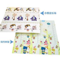 imybao 麦宝创玩 双面XPE折叠宝宝爬行垫 游乐场+树屋200*180*1.5cm 
