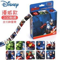 迪士尼（Disney） 卡通儿童贴纸漫威款200贴款 
