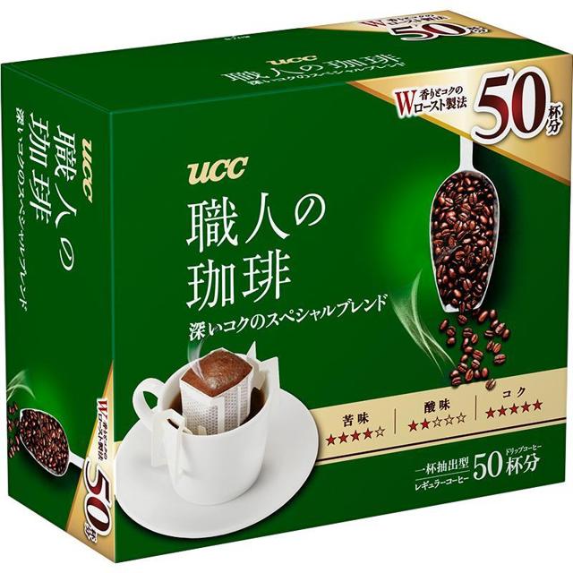 UCC 悠诗诗 日本株式会社UCC悠诗诗职人挂耳咖啡粉深厚浓郁7g×50袋
