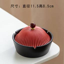 原非白 一品官帽 烟灰缸 