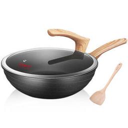 炊大皇 C30JD1 麦饭石色炒锅 30cm