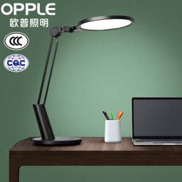 欧普照明（OPPLE） AAA级健康照明LED书桌宿舍学生儿童学习台灯 国AA照度元睿PRO黑色 MT-HY03T-308 预售 