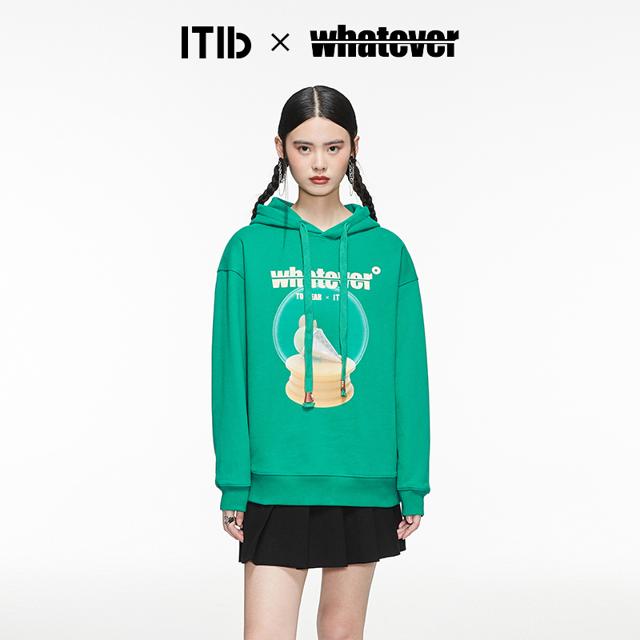 ITIB X WHATEVER 女士连帽卫衣 I214WYG074 