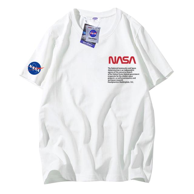 NASA联名款纯棉情侣短袖T恤