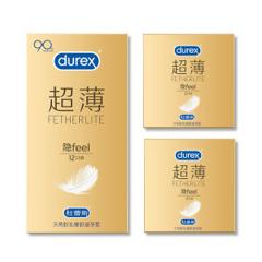 杜蕾斯 焕金隐feel 超薄避孕套 16只