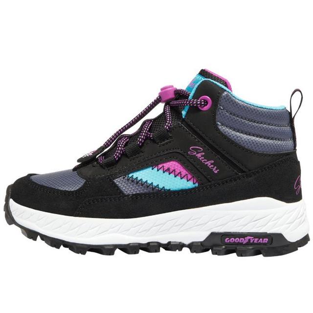 斯凯奇（SKECHERS） 2021女大童鞋冬靴防水秋冬款儿童运动棉鞋 