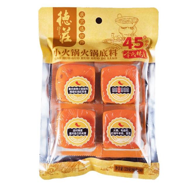 德庄 中辣 小火锅火锅底料 