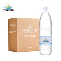 NORNIR 诺伦 丹麦进口 诺伦（NORNIR）天然矿泉水2L*6瓶 饮用水 整箱装 