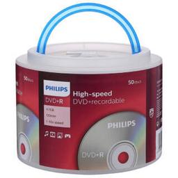飞利浦（PHILIPS） 乖乖桶系列 光盘 DVD+R 4.7GB 50片装