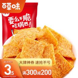 百草味（Be&Cheery） 小米锅巴 麻辣味 80g