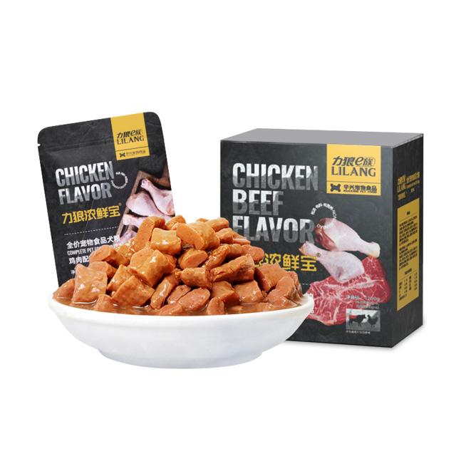 LILANG 力狼 浓鲜宝狗狗罐头100g*12包 