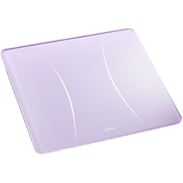 美的（Midea） 充电款体重秤精准高精度电子称重计家用智能人体小型减肥耐用