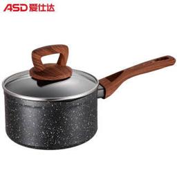 爱仕达（ASD） 奶锅不粘锅麦饭石色16CM泡面锅煮奶锅婴儿辅食锅电磁炉明火通用NL16S7WG