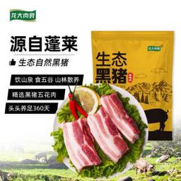 龙大（LONG DA） 黑猪五花肉 400g