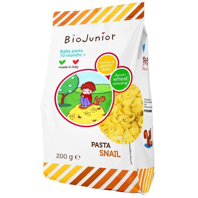 BioJunior 碧欧奇 意大利进口碧欧奇婴儿蔬菜蝴蝶面宝宝辅食儿童卡通面条4包