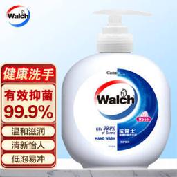威露士（Walch） 健康抑菌洗手液倍护滋润480ml 有效抑制99.9%细菌（玫瑰）