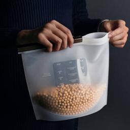 SANLI 三笠 加厚硅胶保鲜膜袋 1000ML 3个装随机色