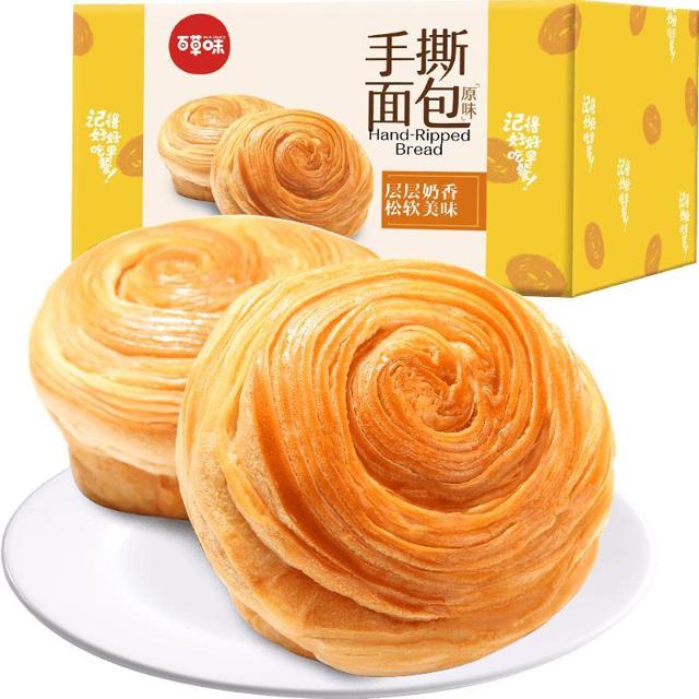百草味（Be&Cheery） 手撕面包 原味