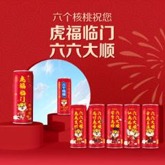 养元 虎年贺岁款 六个核桃植物蛋白饮料 240ml*12罐