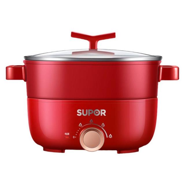 苏泊尔（SUPOR） 分体式多功能电火火锅家用宿舍学生蒸煮煎炒烧烤小型一体锅