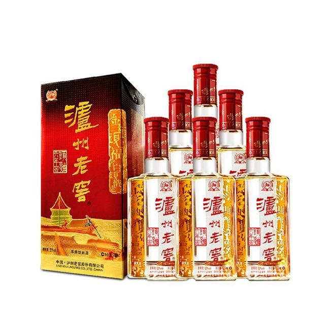 泸州老窖 六年窖头曲52度500mL*6瓶整箱装 