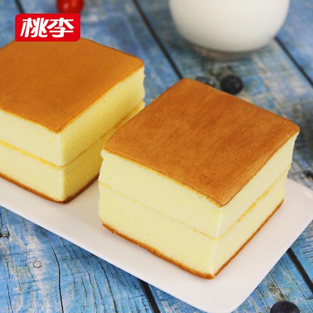 新鲜短保！ 桃李纯蛋糕120gx5个