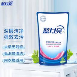 Bluemoon 蓝月亮 深层洁净护理洗衣液袋装1kg（自然清香）补充装