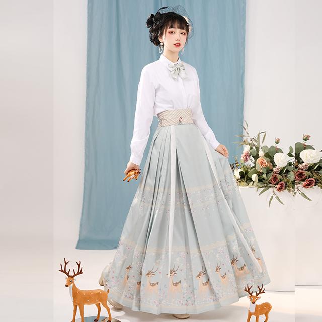 清梳 一鹿有你 明制马面裙 春季女装 QS-0315