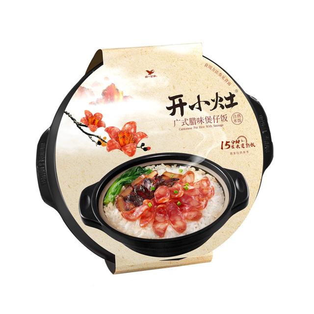 统一 开小灶广式腊味煲仔饭自热米饭方便米饭180g*1盒