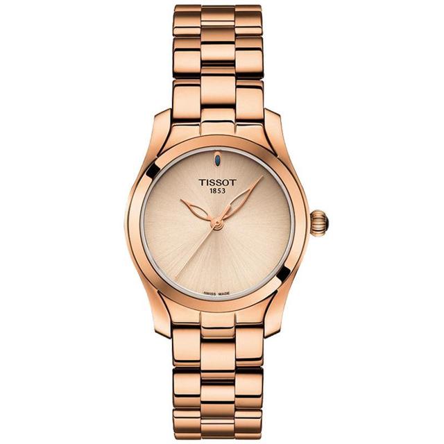 天梭（TISSOT） 官方新品波尔图石英皮带复古手表女表