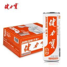 JIANLIBAO 健力宝 纤维+ 无糖 运动饮料 橙蜜味 330ml*24罐