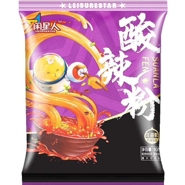 闲星人 酸辣粉 105g*6桶 