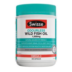 Swisse 无腥味深海鱼油软胶囊 1000mg*400粒