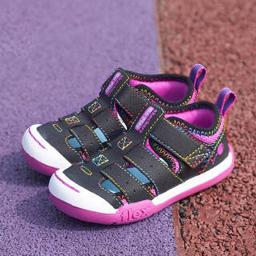 斯凯奇（SKECHERS） 魔术贴包头凉鞋 