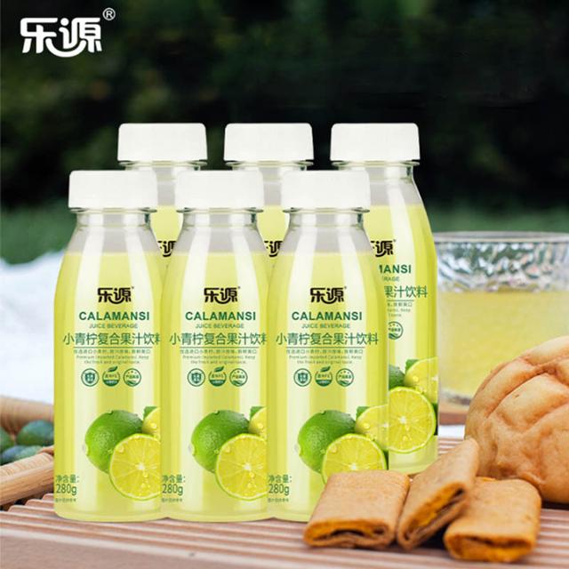 乐源旗舰店！ 乐源小青柠汁复合果汁8瓶