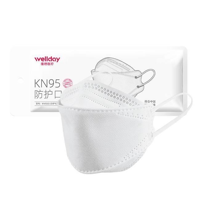 WELLDAY 维德 一次性KN95防护口罩 10片