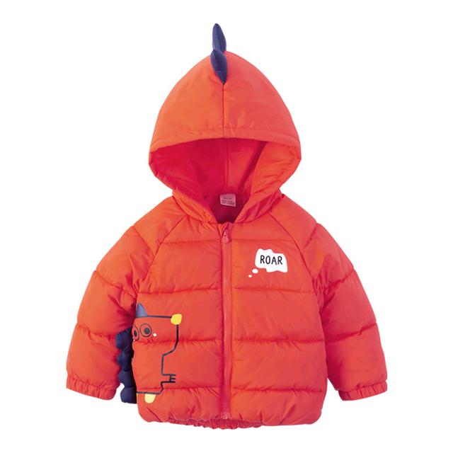 Bornbay 贝贝怡 2022秋冬新品男童男孩儿童加厚保暖夹棉卡通棉服外套上衣潮