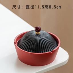 原非白 一品官帽 烟灰缸 