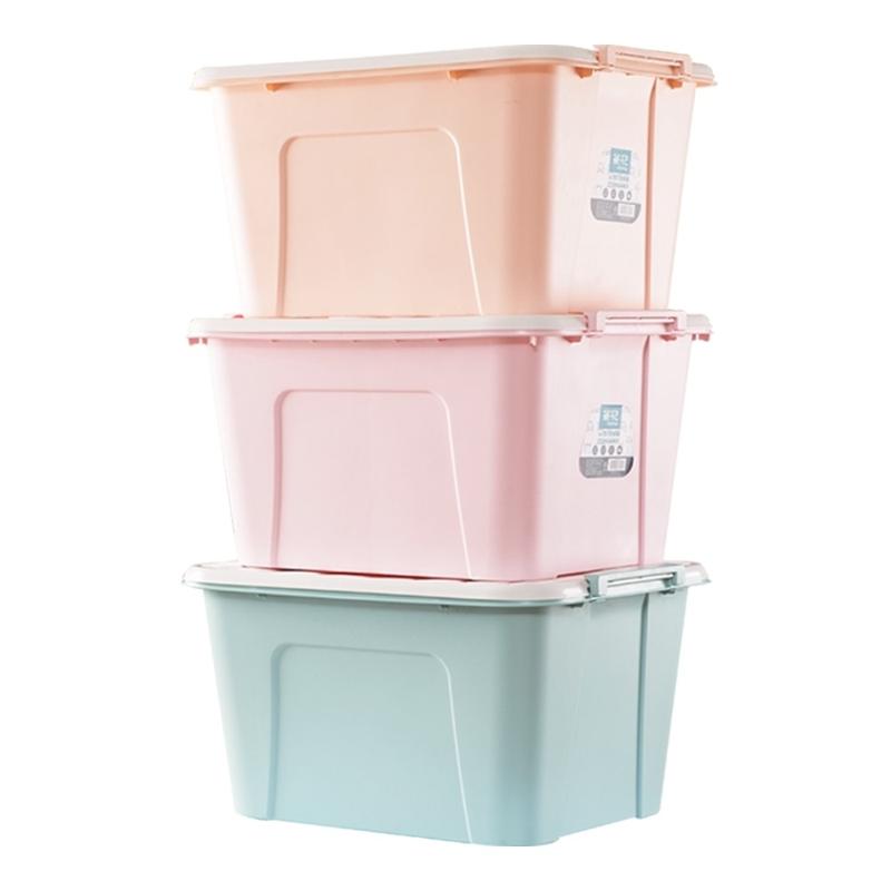 CHAHUA 茶花 悦巧系列 28100 收纳箱 58L 3个装 