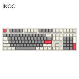 ikbc C210 108键 有线机械键盘 时光灰 Cherry红轴 无光 
