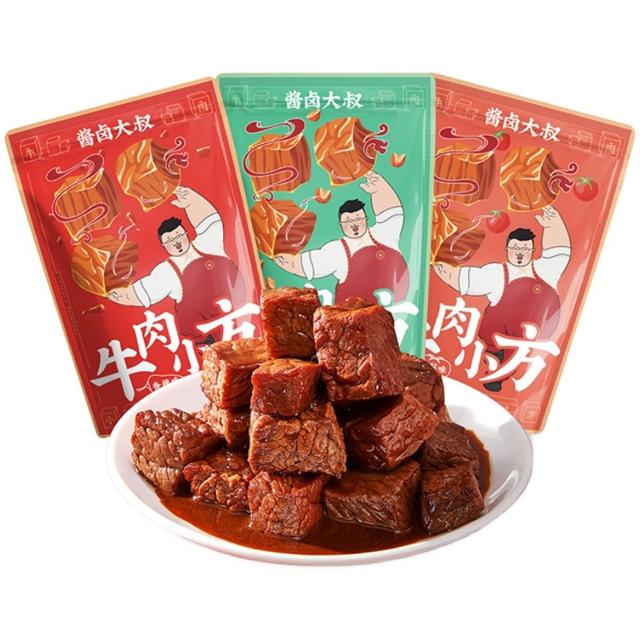 酱卤大叔 牛肉小方 番茄味 100g