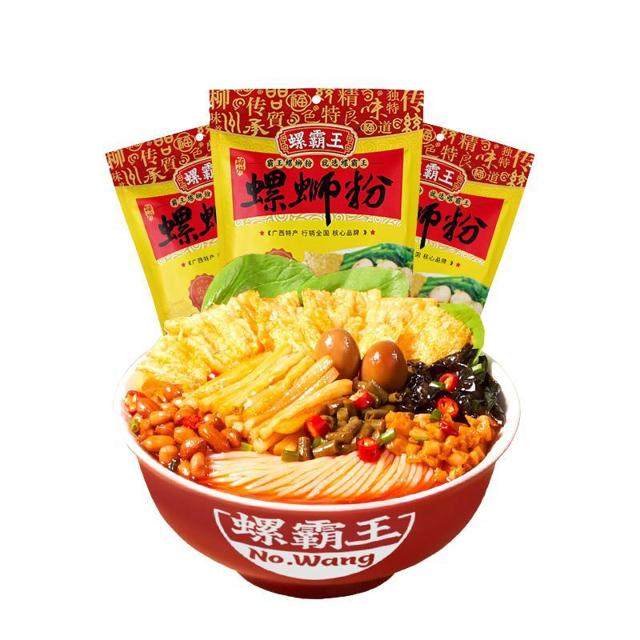 螺霸王 螺蛳粉330G*3广西柳州特产螺丝酸辣米粉速食米线夜宵螺狮粉