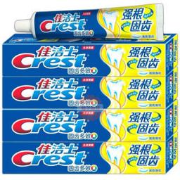 Crest 佳洁士 牙膏 强根固齿140g*4支 
