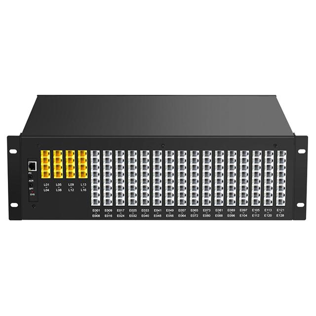 SZGWSD 国威时代 程控电话交换机可扩到16进128内线WS848-5F型网口调试/分机转手机 4外线 64分机