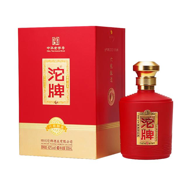 沱牌 特醇 红尊 42度 浓香型白酒 500ml 单瓶装