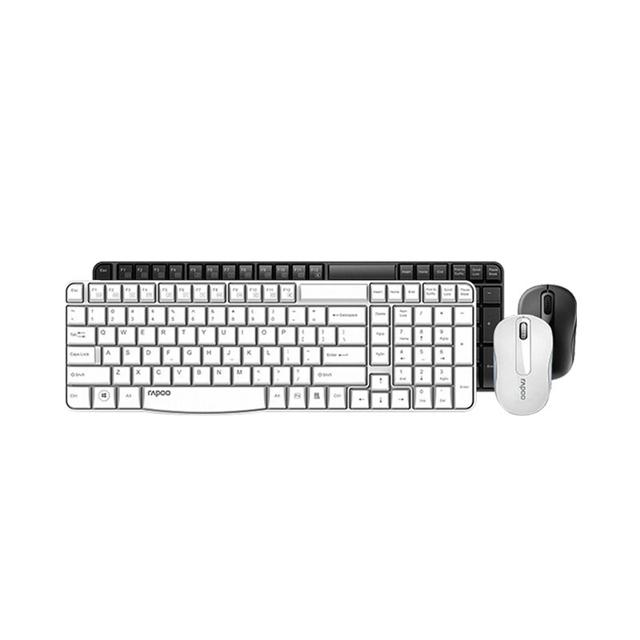 雷柏（RAPOO） X1800S无线键盘鼠标套装时尚防水多媒体办公家用键鼠轻音键盘